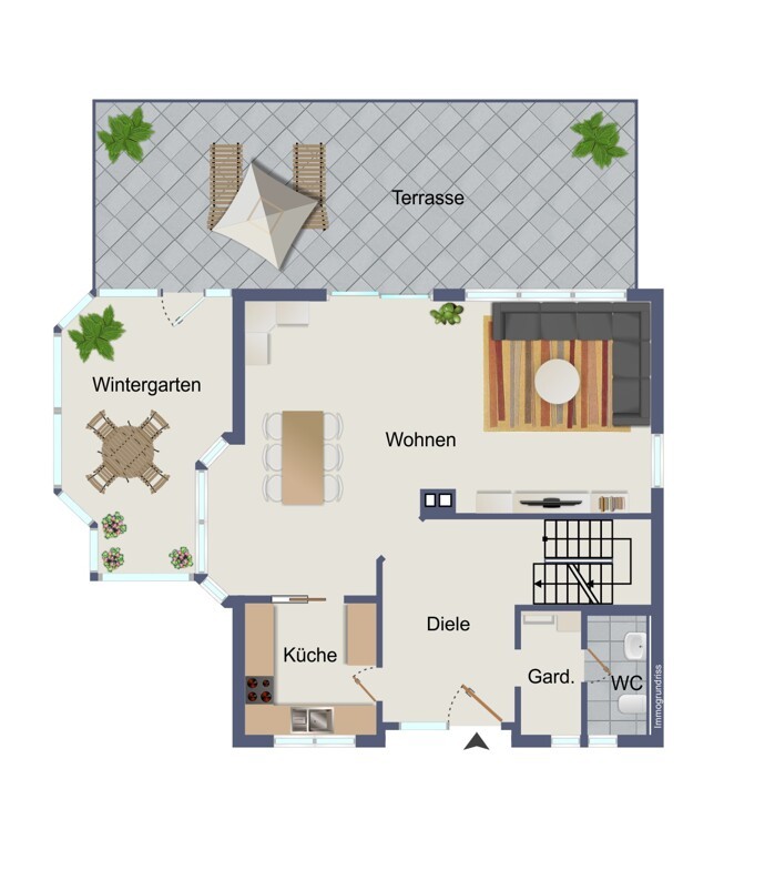 Erdgeschoss Einfamilienhaus H�ckeswagen