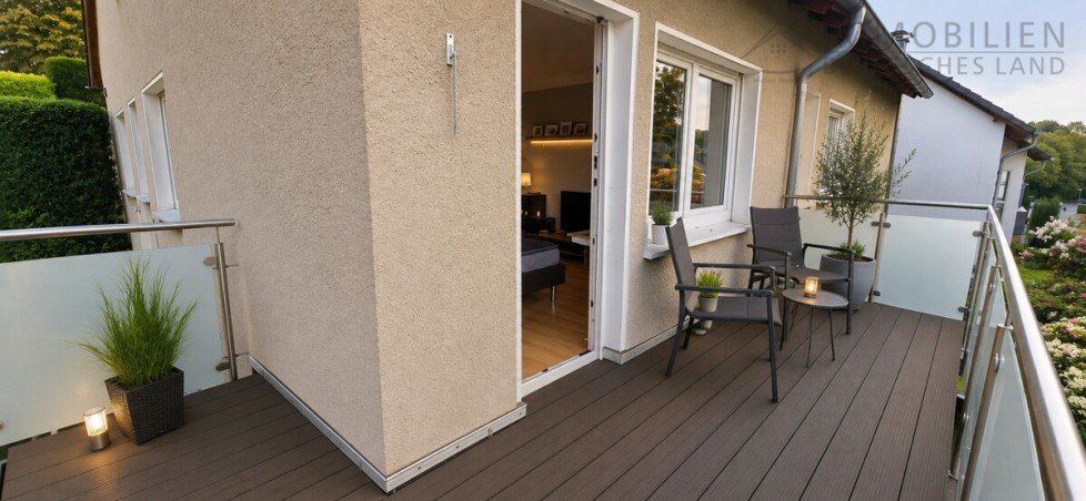 Balkon Erdgeschosswohnung Radevormwald
