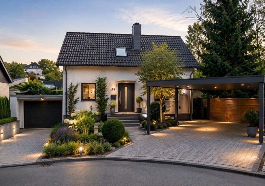 Gestaltungsbeispiel Ansicht Einfamilienhaus H�ckeswagen