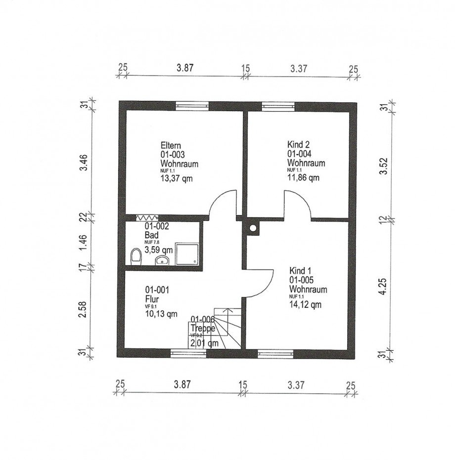 Obergeschoss Einfamilienhaus H�ckeswagen