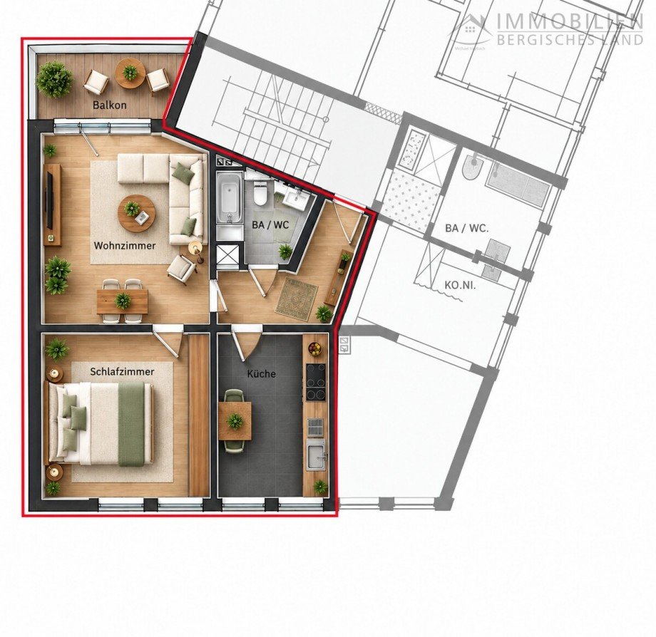 Grundriss Etagenwohnung Radevormwald