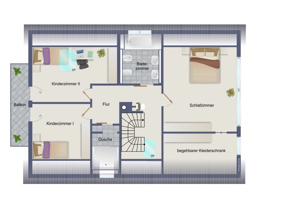 Dachgeschoss Einfamilienhaus H�ckeswagen