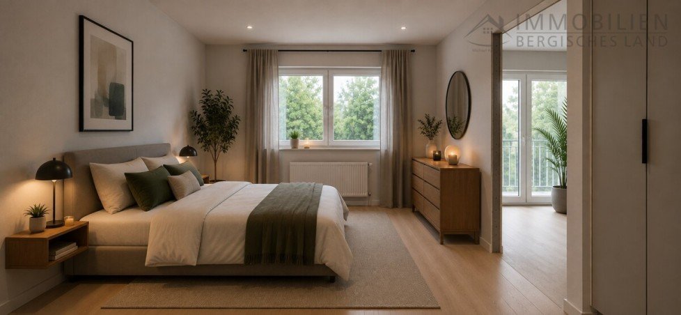 Einrichtungsvorschlag Schlafzimmer Etagenwohnung Radevormwald