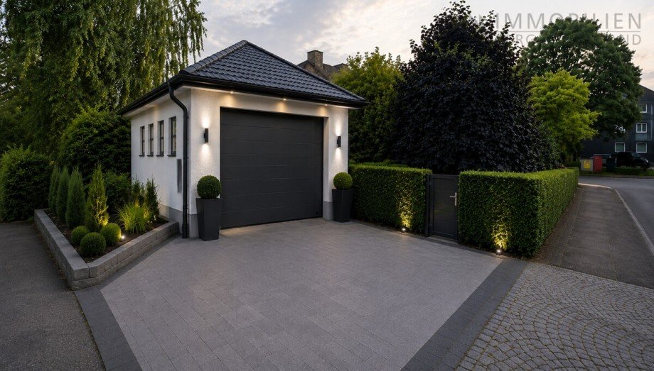 Gestaltungsvorschlag Garage Einfamilienhaus Radevormwald