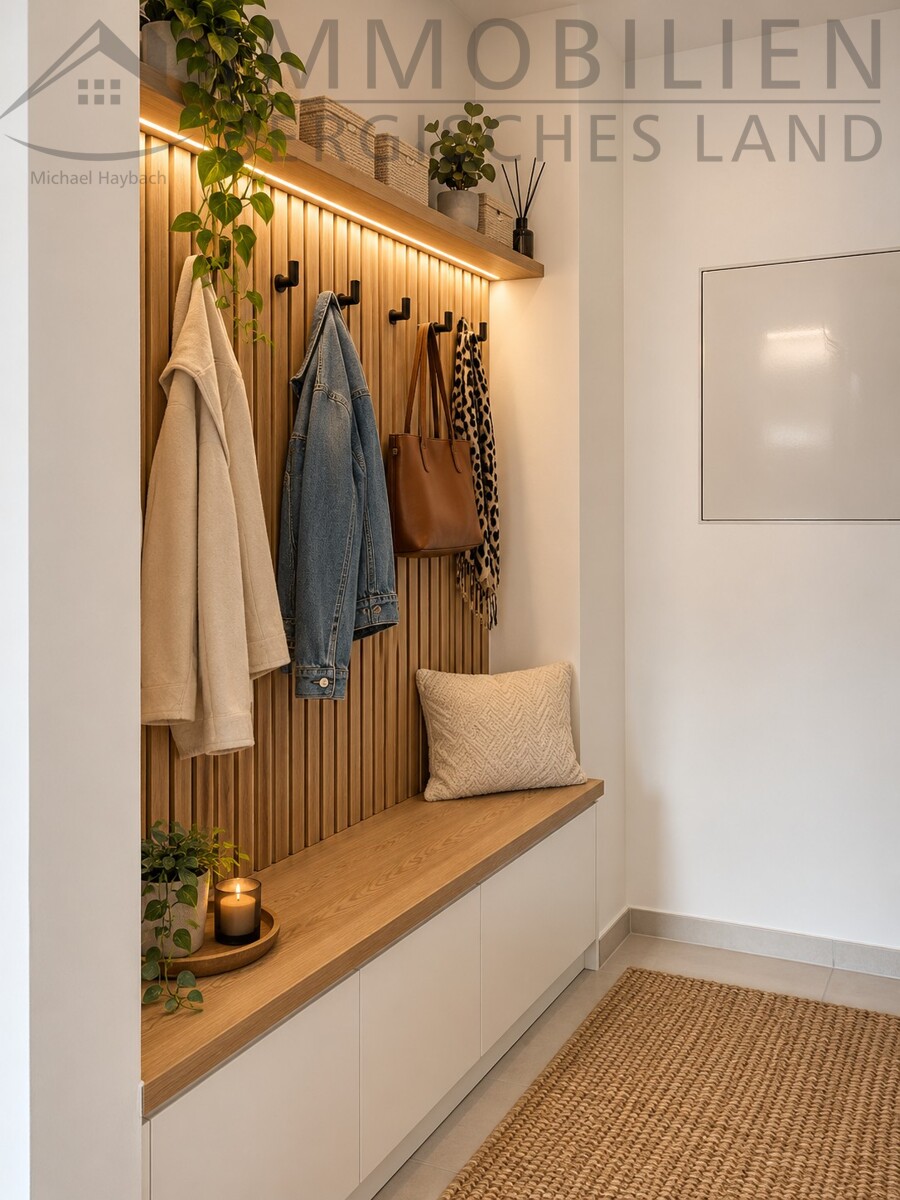 Einrichtungsvorschlag Garderobe Souterrainwohnung H�ckeswagen