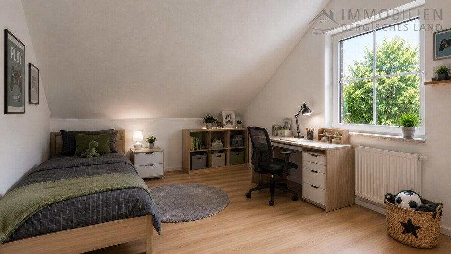 Einrichtungsbeispiel Kinderzimmer 1 DG Einfamilienhaus H�ckeswagen