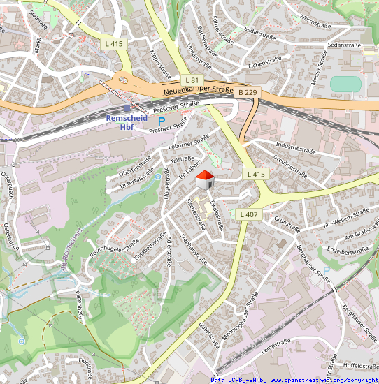 Remscheid S�dbezirk Dachgeschosswohnung Remscheid