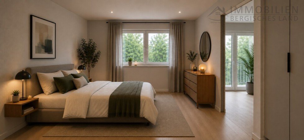 Einrichtungsvorschlag Schlafzimmer Erdgeschosswohnung Radevormwald