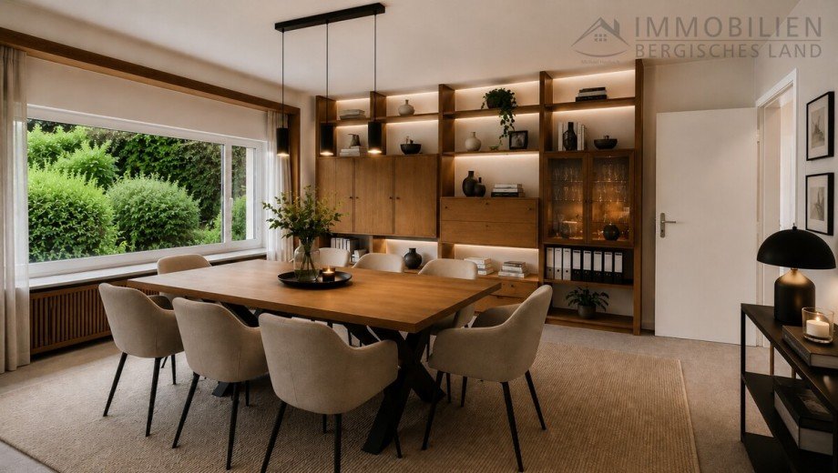Einrichtungsvorschlag Esszimmer Einfamilienhaus Radevormwald