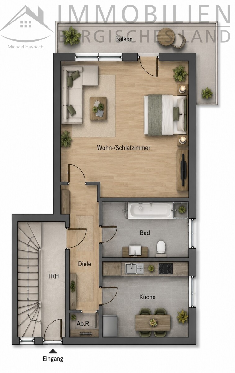 Grundriss Erdgeschosswohnung Radevormwald