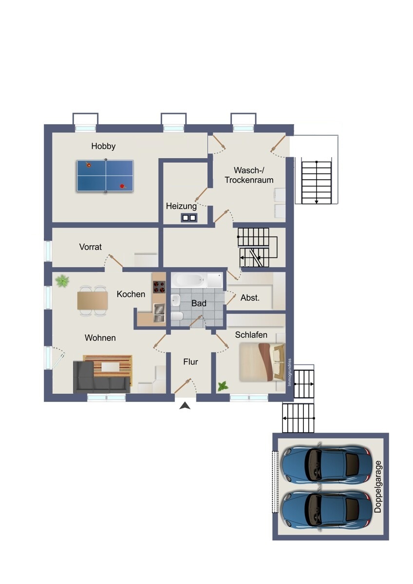 Untergeschoss Einfamilienhaus H�ckeswagen